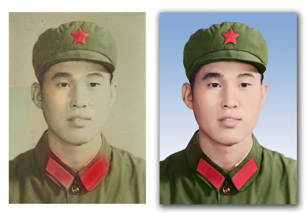 高石碑镇破损照片修复-18